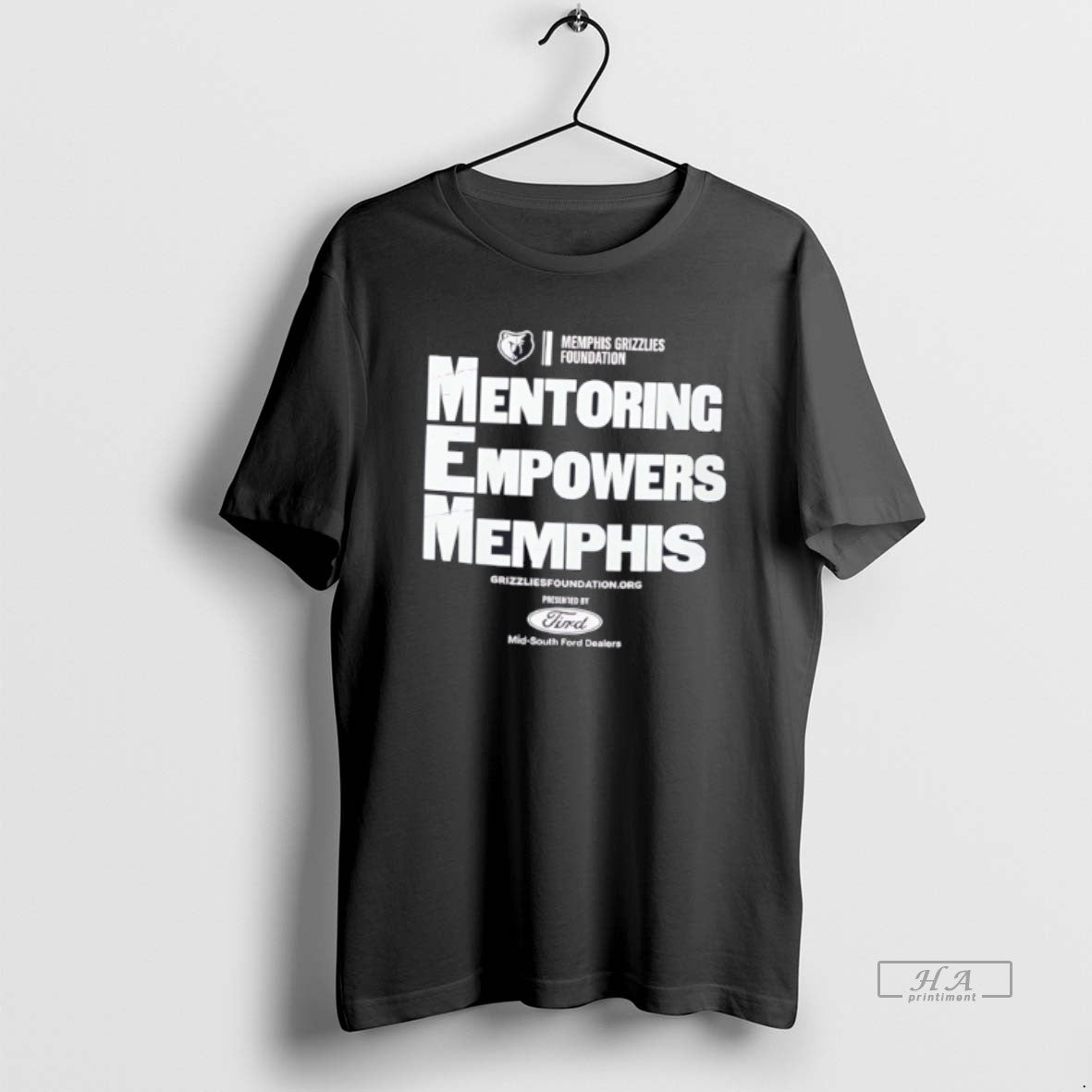 Official Mentoring Empowers Memphis Grizzlies Tee
