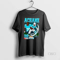 Official Miami Dolphins Devon Achane Football Player City Graphic