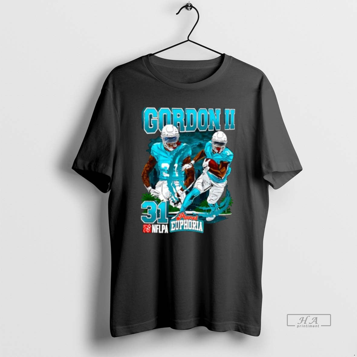 Official Miami Dolphins Ollie Gordon Ii Football Player City Graphic