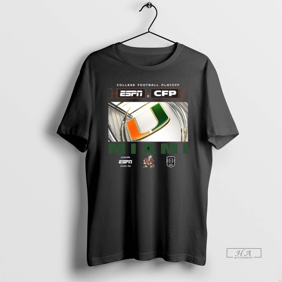 Official Miami Hurricanes 2025 26 Espn College Gameday College Football Playoff