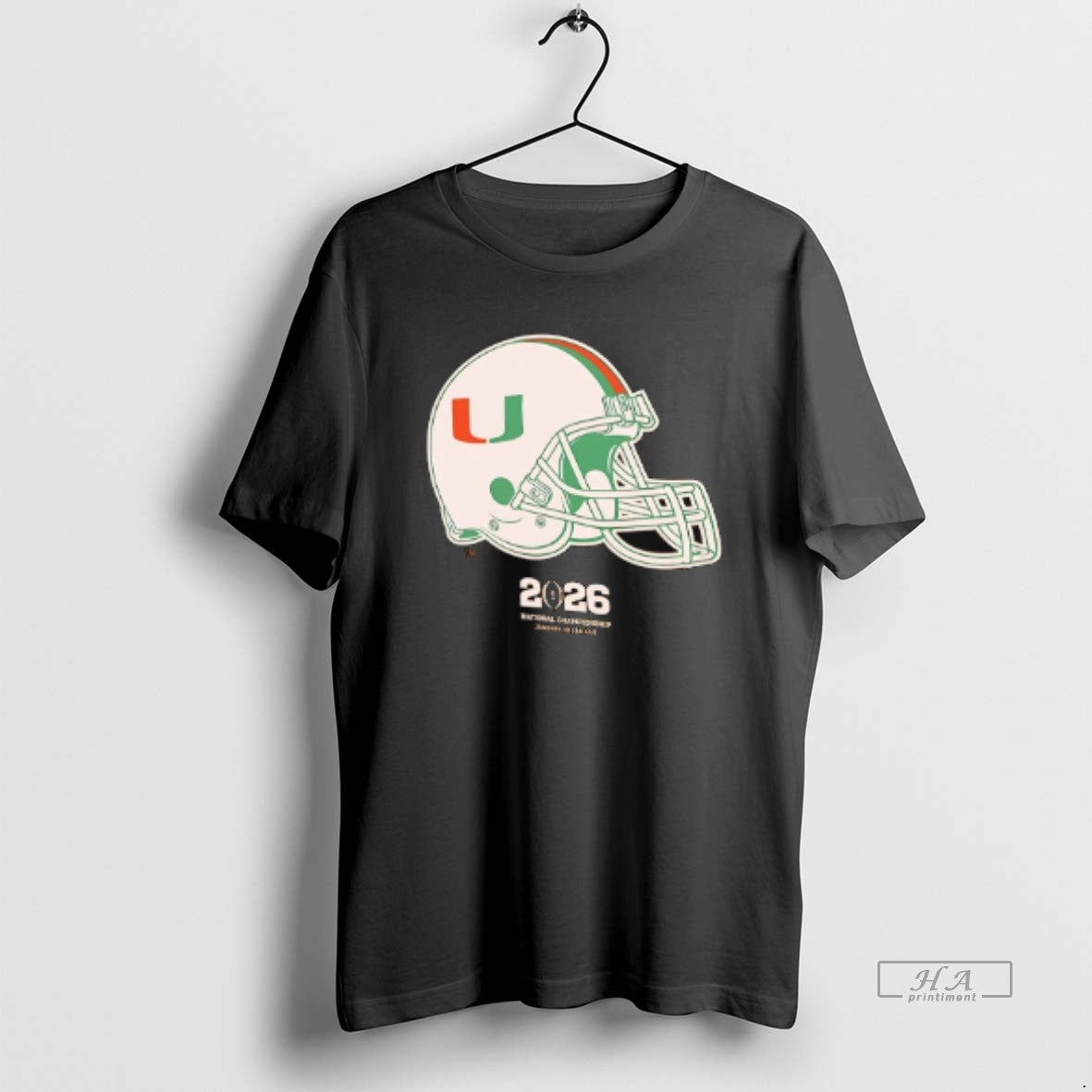 Official Miami Hurricanes 2026 National Championship Helmet Classic