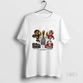 Official Miami Hurricanes Vs Indiana Hoosiers Cfp National Championship 2026 Trophy Tee