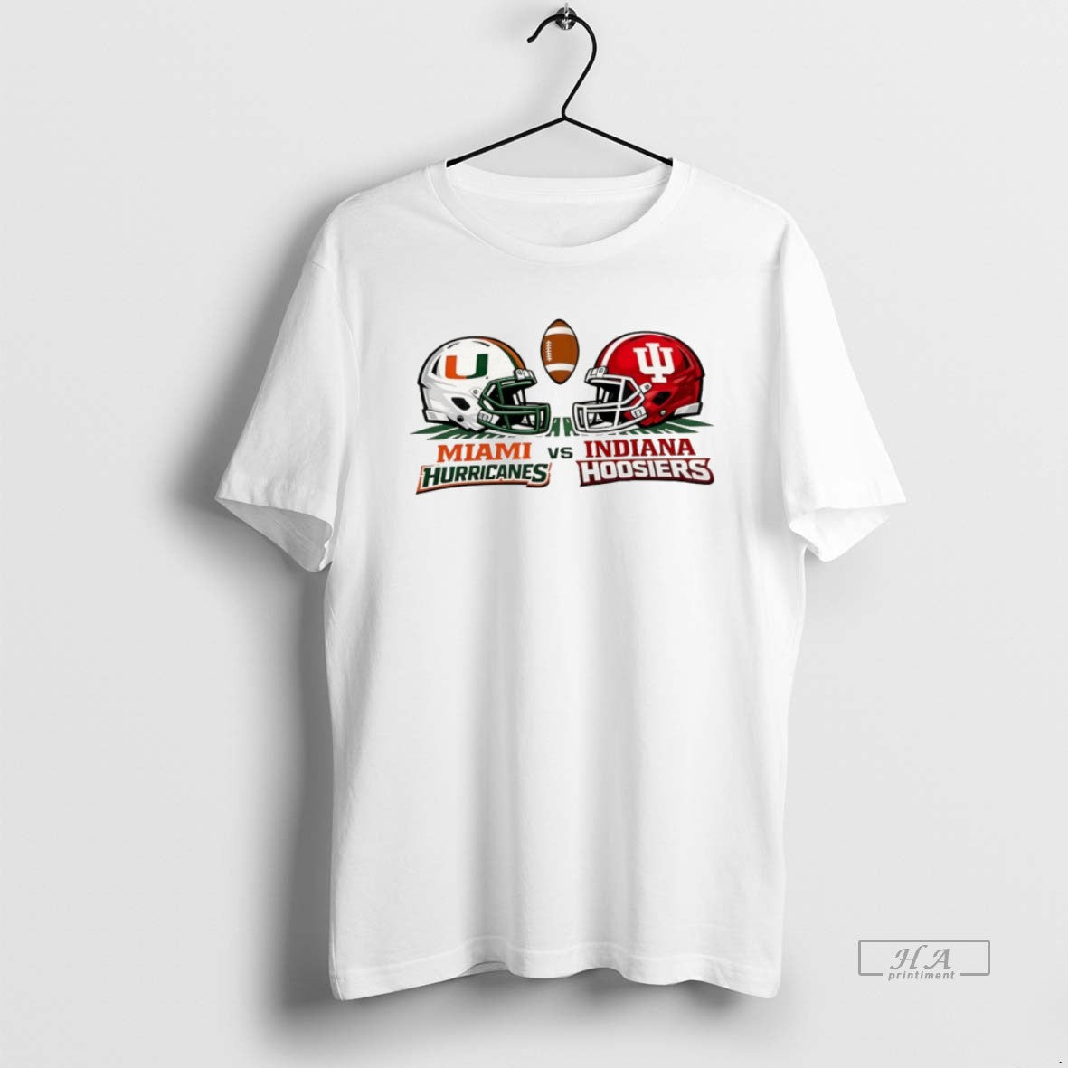Official Miami Hurricanes Vs Indiana Hoosiers Championship College Football Helmets Playoff 2026
