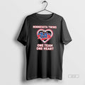 Official Minnesota Twins One Team One Heart