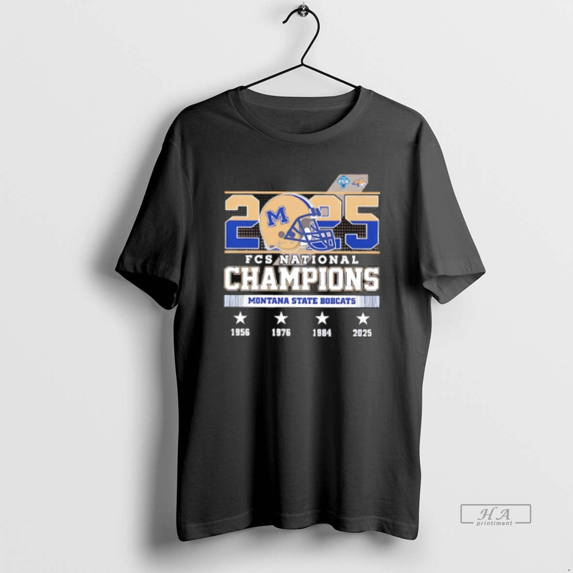 Official Montana State Bobcats Fcs National Champions 2025 4 Time Helmet