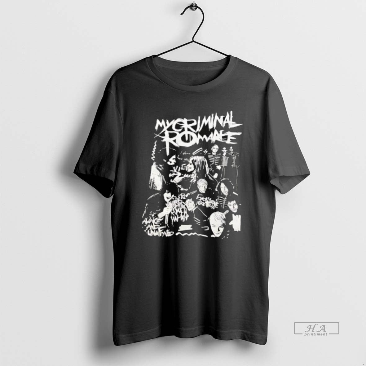 Official My Chemical Romance Rock Band Graphic Vintage