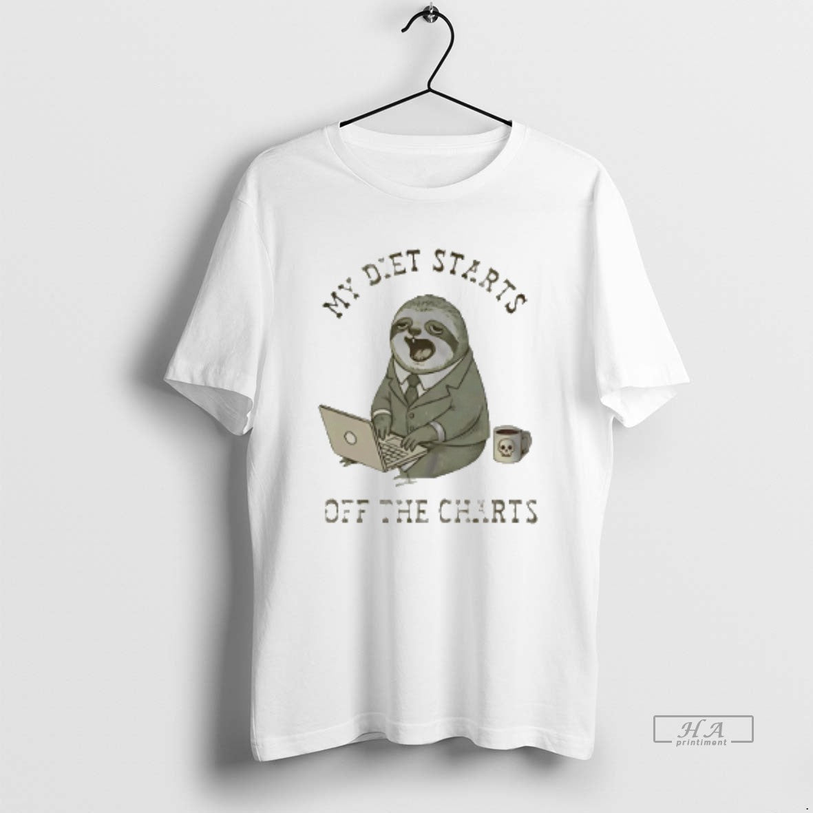 Official My Diet Starts Off The Charts Sloth