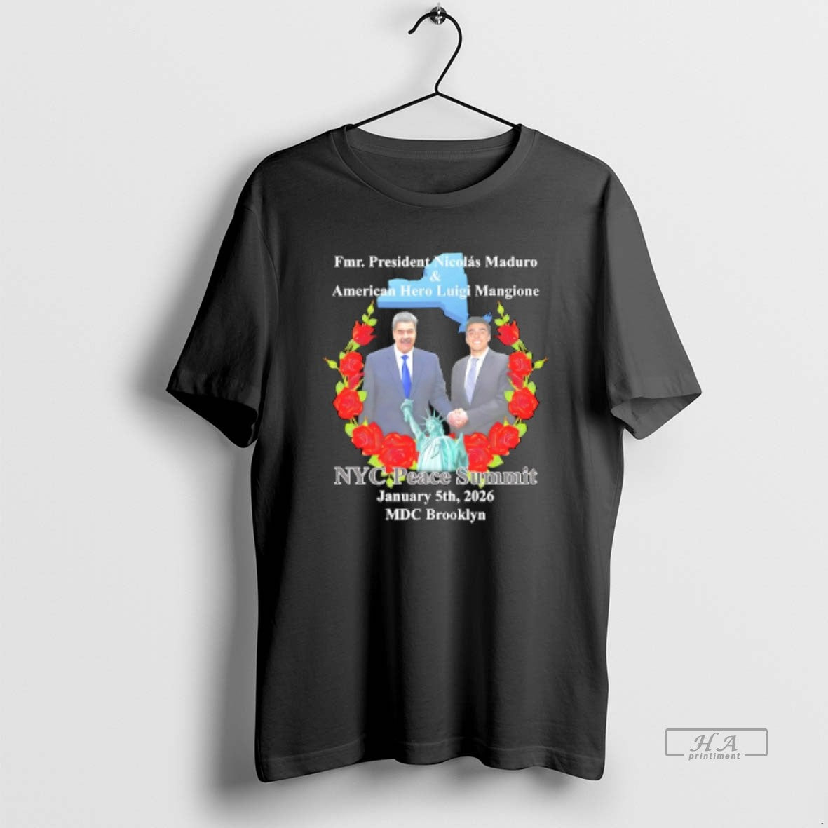 Official Nyc Peace Summit Fmr President Nicolas Maduro And American Hero Luigi Mangione