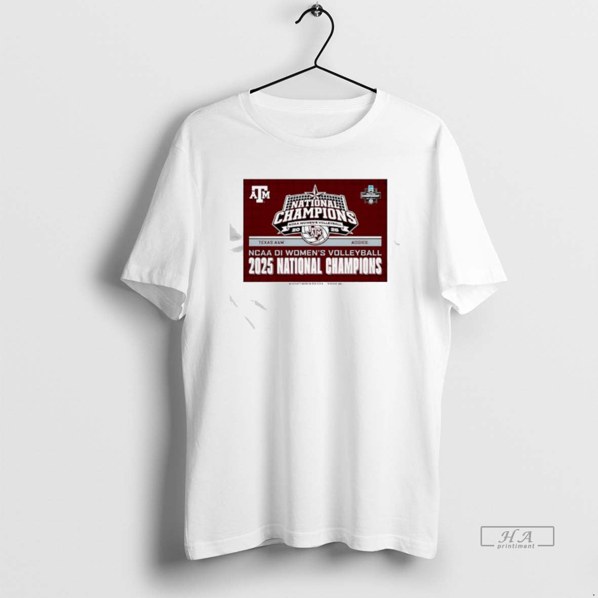 Official National Champions Ncaa Division Volleyball Texas Am Aggies Logo