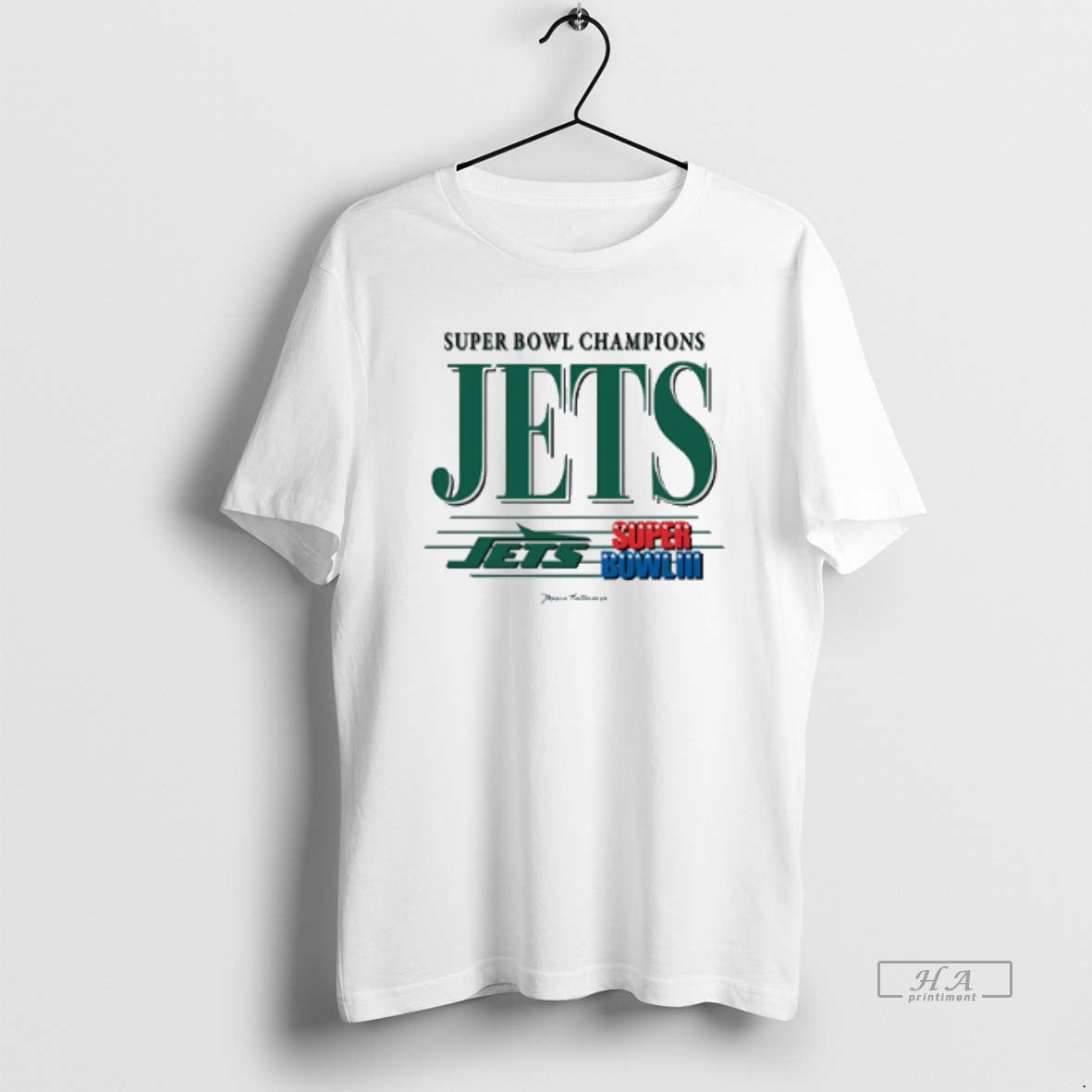 Official New York Jets Super Bowl Champions Iii Vintage