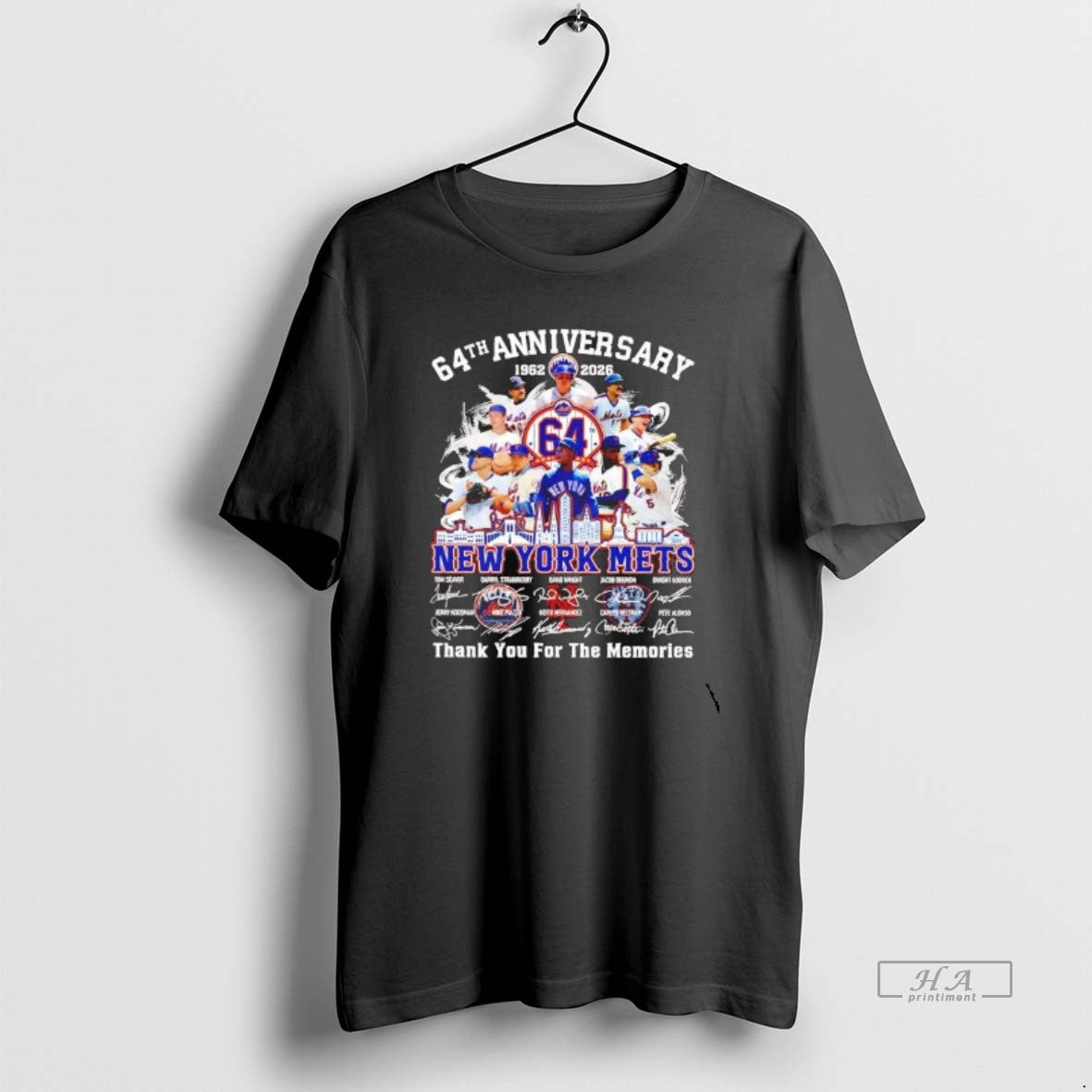Official New York Mets 64th Anniversary 1962 2026 Team Players