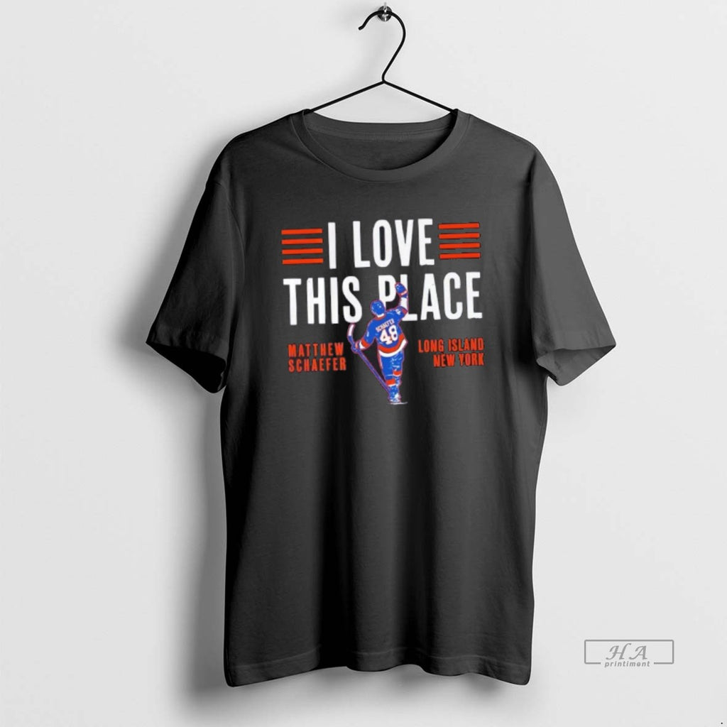Official New York Rangers Matthew Schaefer I Love This Place