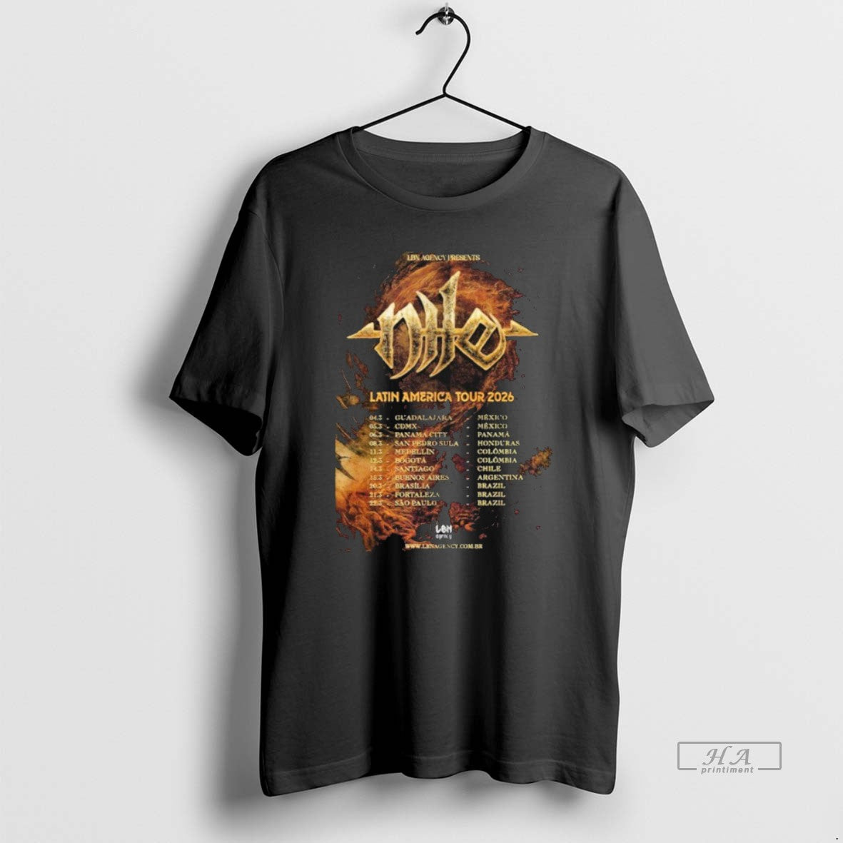 Official Nile Latin America Tour 2026 Dates