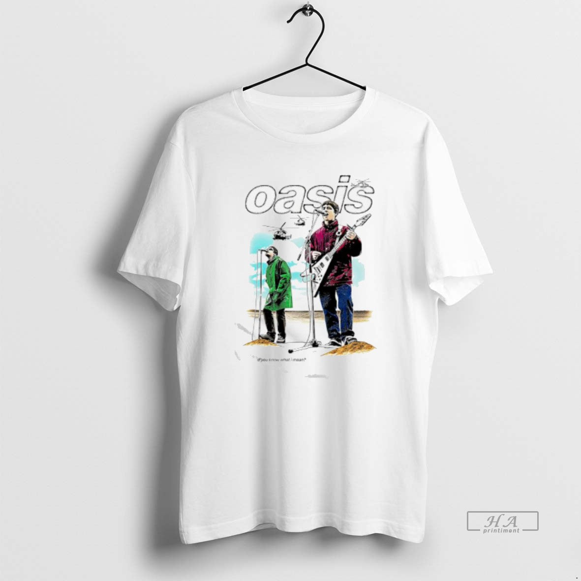 Official Oasis Dyou Know What I Mean Graphic
