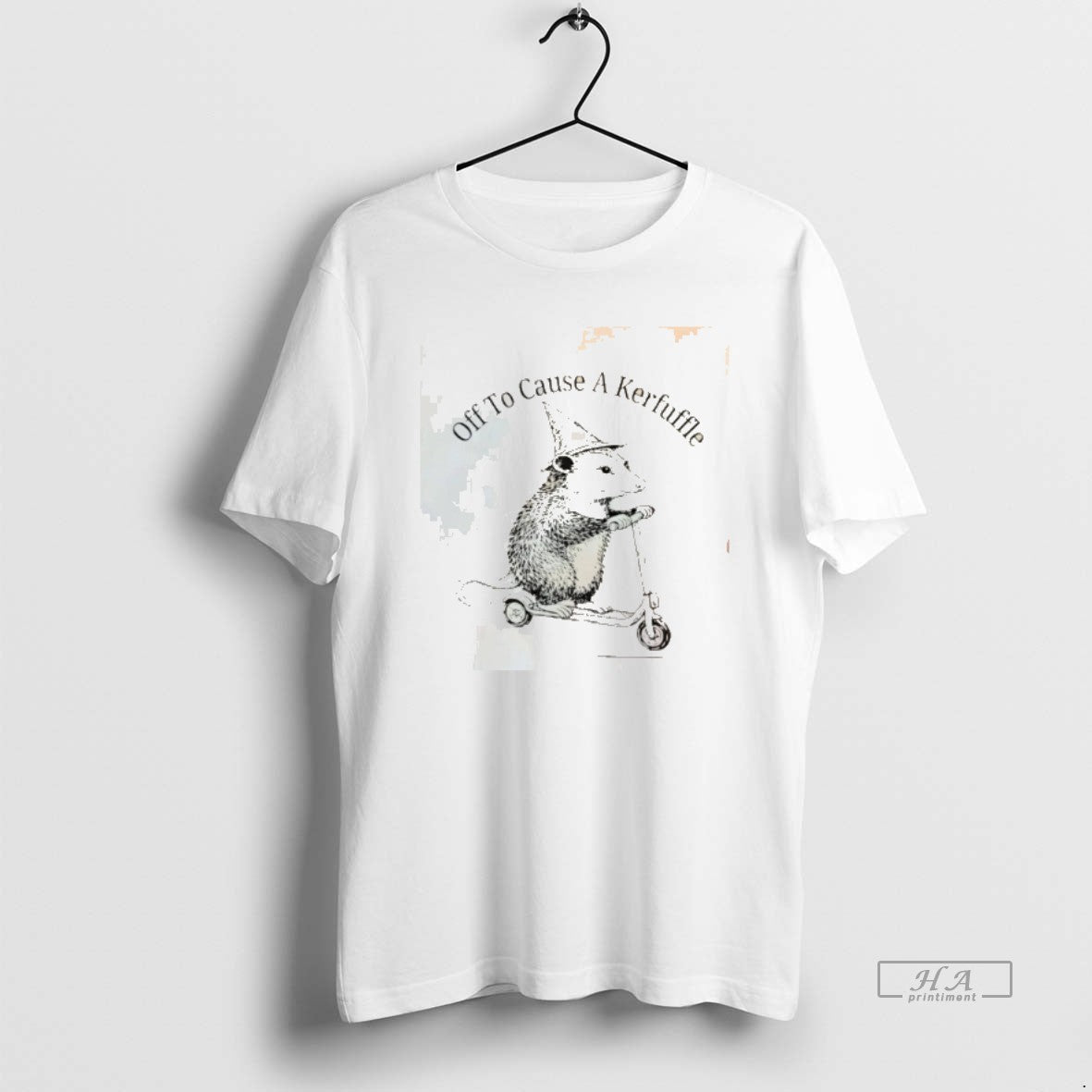 Official Off To Cause A Kerfuffle Rat Tee