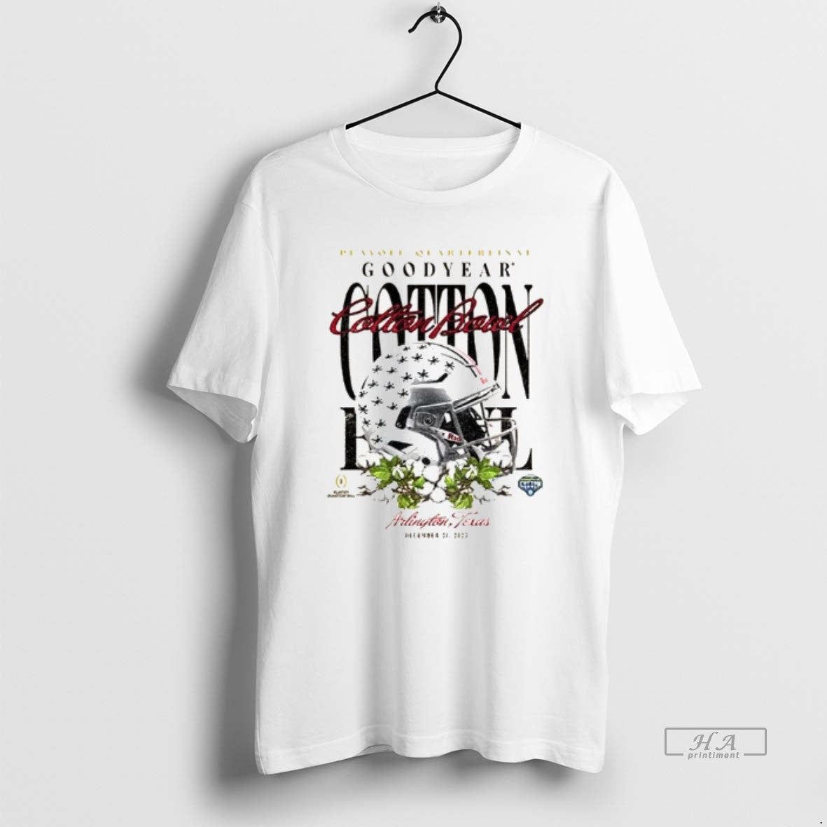 Official Ohio State Buckeyes Ivory Something Inked 2025 Cotton Bowl Playoff Quarterfinal