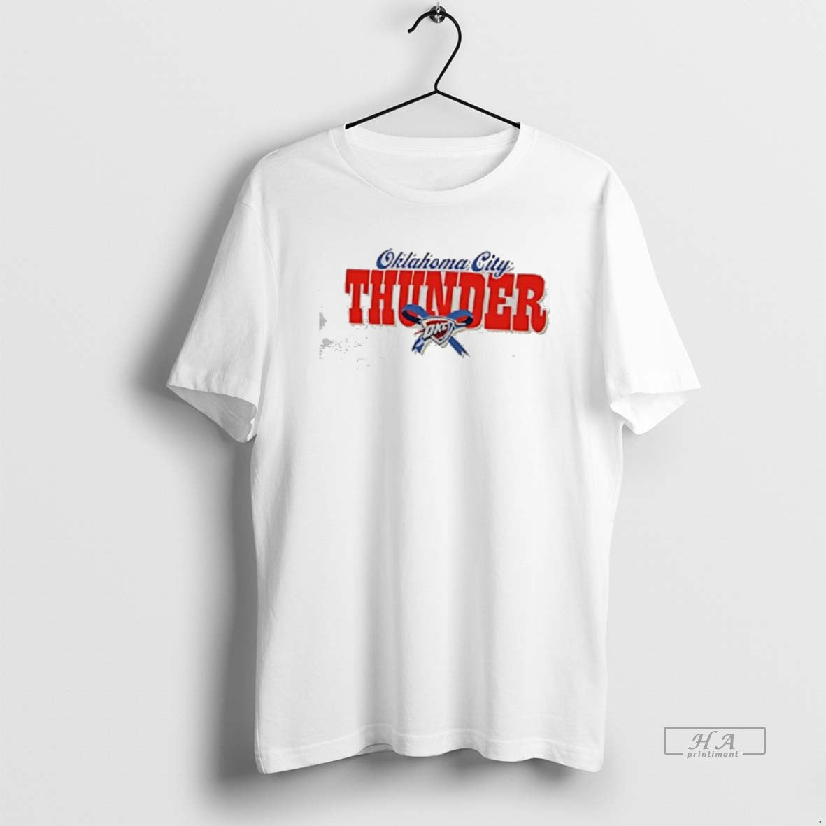 Official Oklahoma City Thunder Bow And Banners Backer