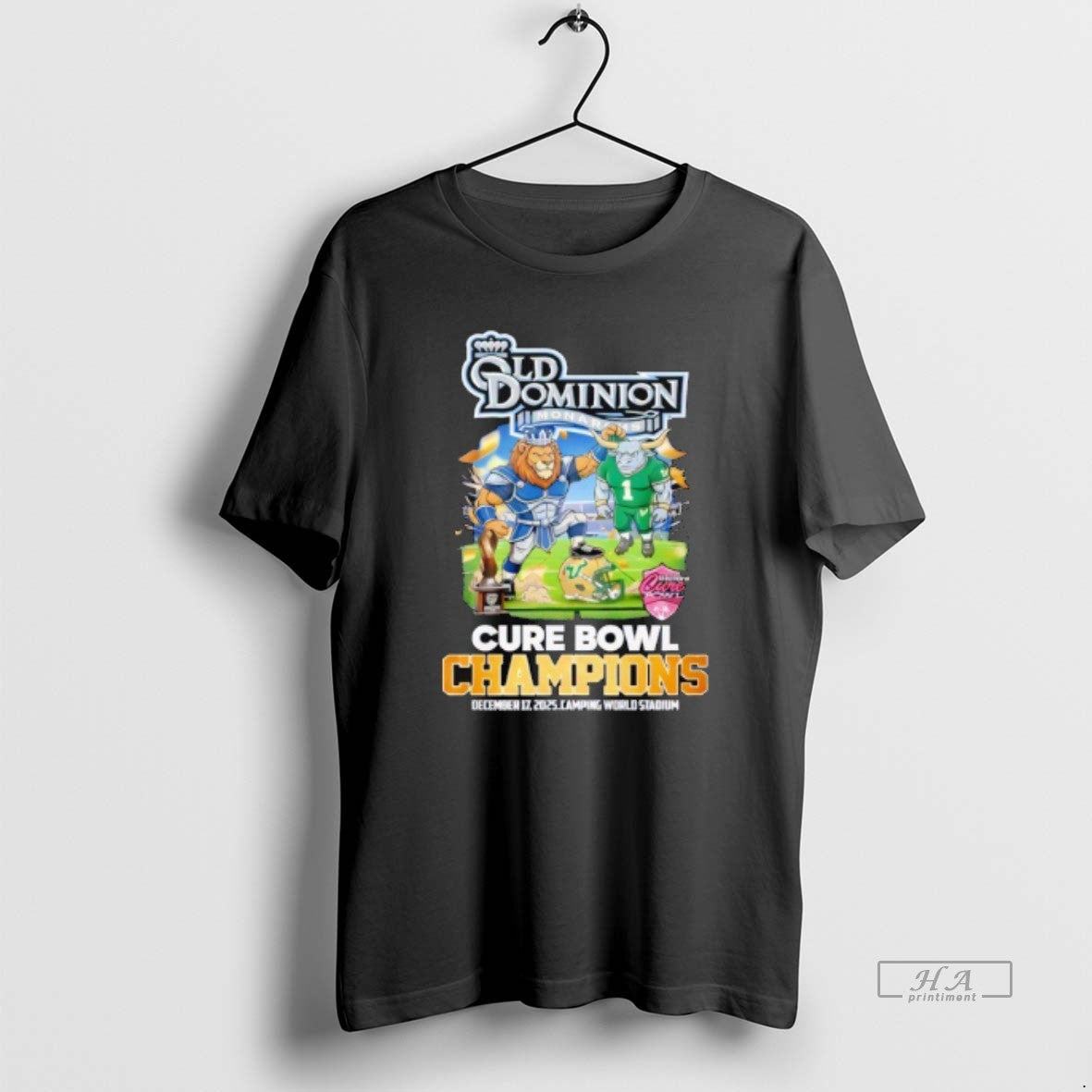 Official Old Dominion Monarchs Cure Bowl Champions 2025 Celebration