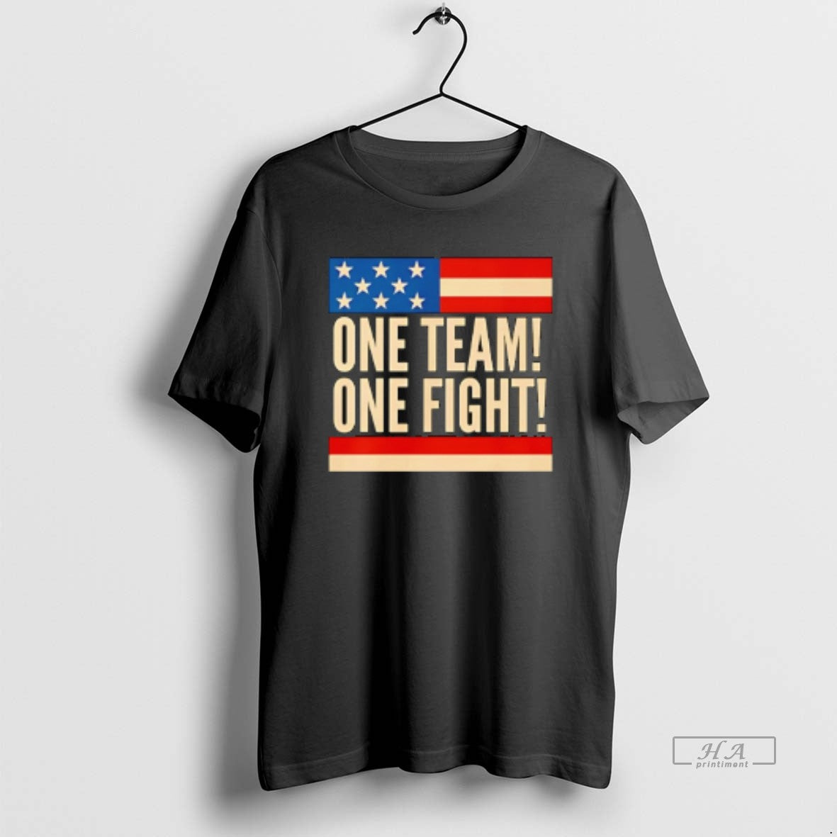 Official One Team One Fight Usa Flag