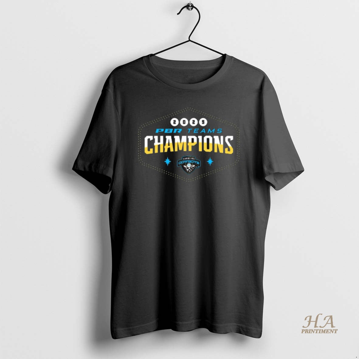 Official Pbr 2025 Teams Championship Winners Carolina Cowboys Logo