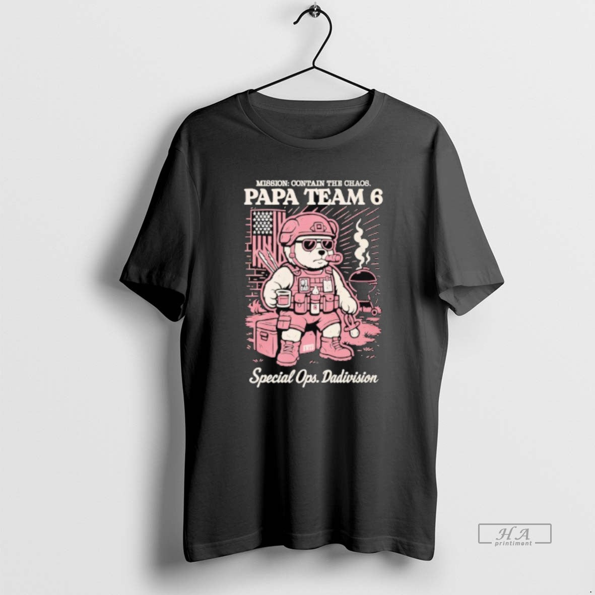 Official Papa Team 6 Special Ops Dadivision