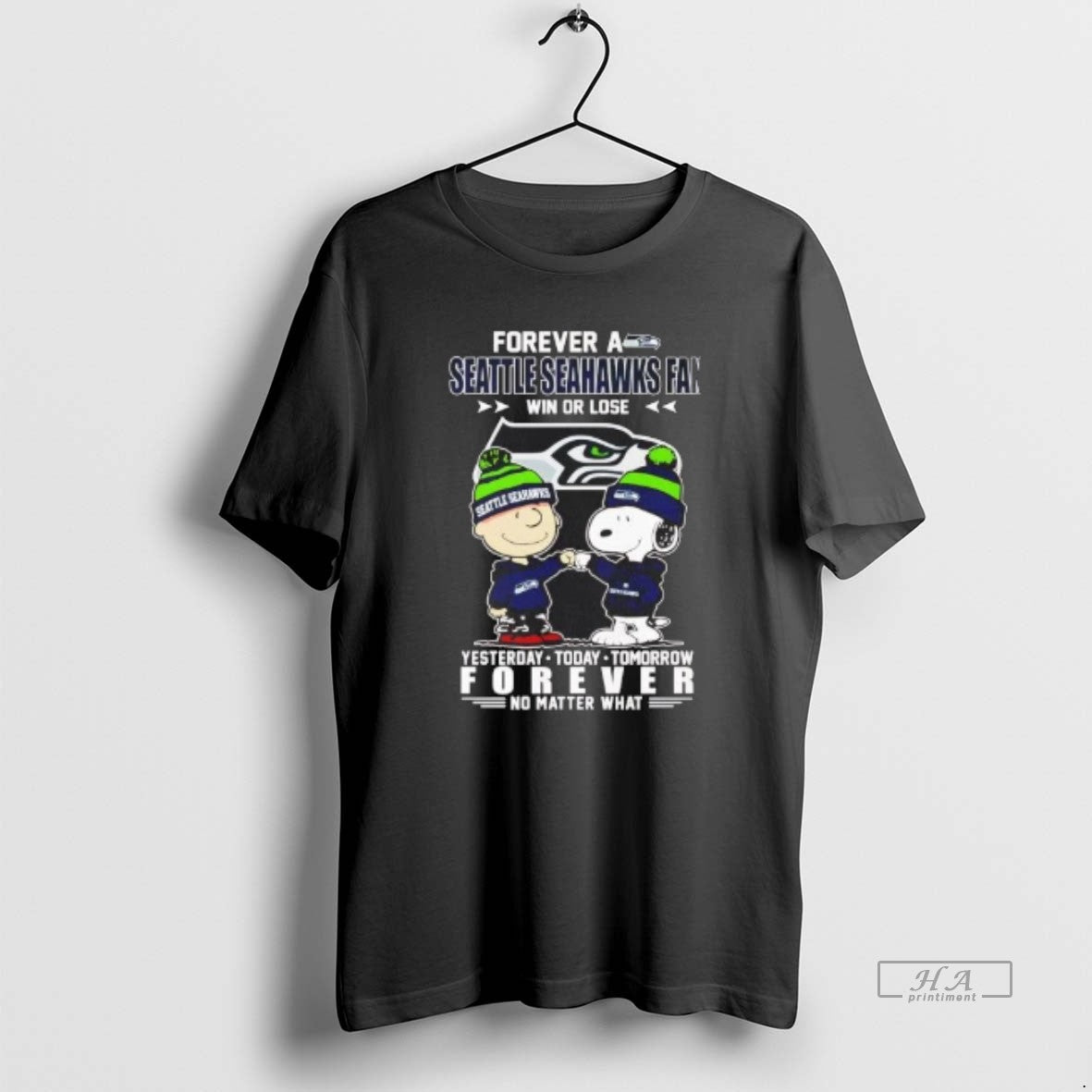 Official Peanuts Forever A Seattle Seahawks Fan Win Or Lose No Matter What