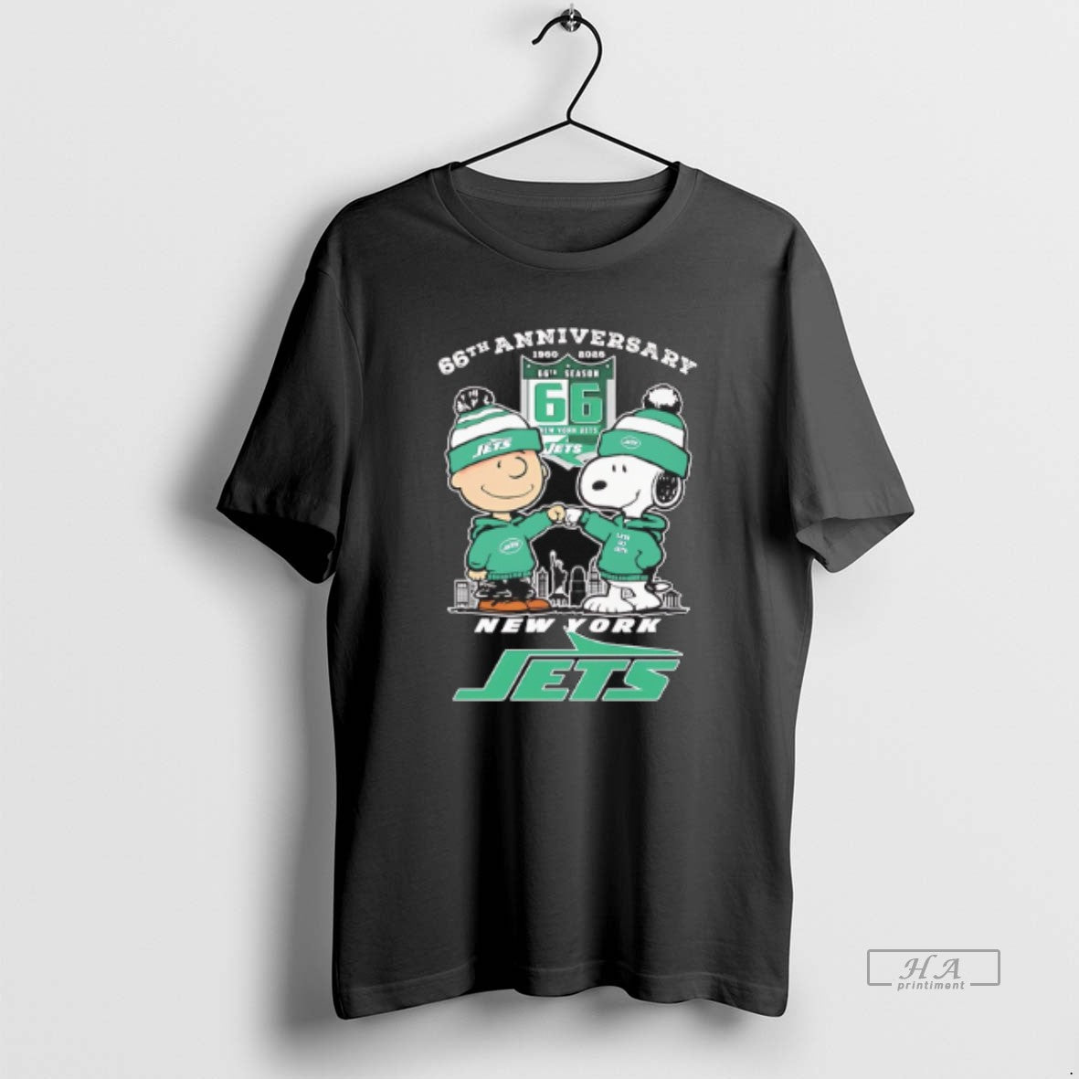 Official Peanuts X New York Jets 1960 2025 66th Anniversary