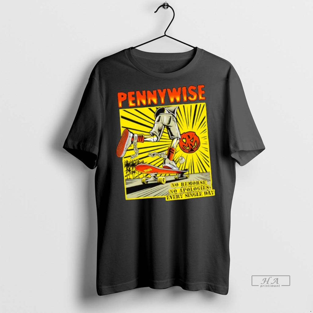 Official Pennywise No Remorse No Apologies Every Single Day Shirt