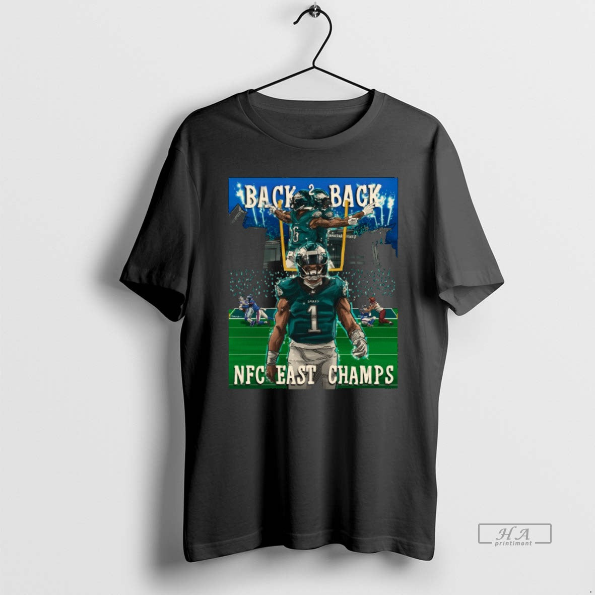 Official Philadelphia Eagles Back 2 Back Nfc East Champs 2025