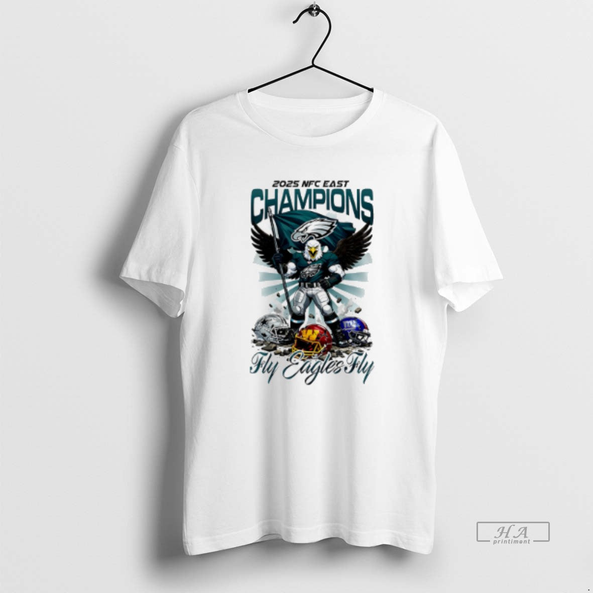 Official Philadelphia Eagles Nfl Nfc East Champions Super Bowl 2025 Mascot