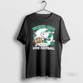 Official Philadelphia Eagles Snoopy Love Football Cute Peanuts