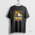Official Pittsburgh Steelers 2025 Afc North Champions Mascot Skyline