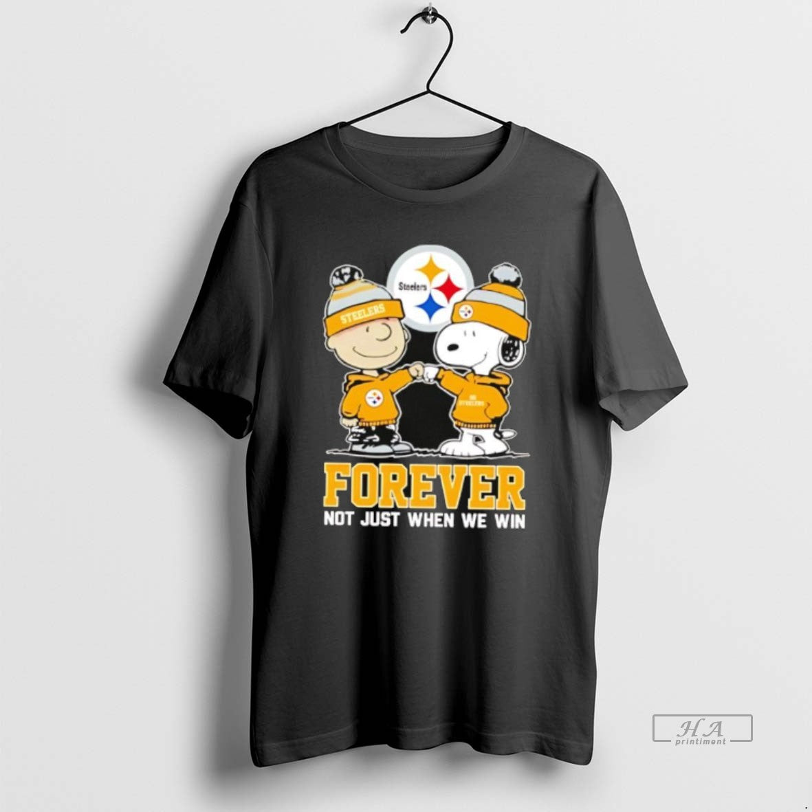 Official Pittsburgh Steelers Charlie Brown And Snoopy Forever Not Just When We Win