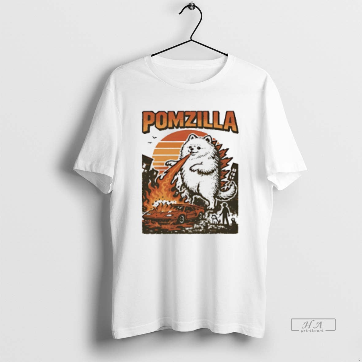 Official Pomeranian Godzilla Funny