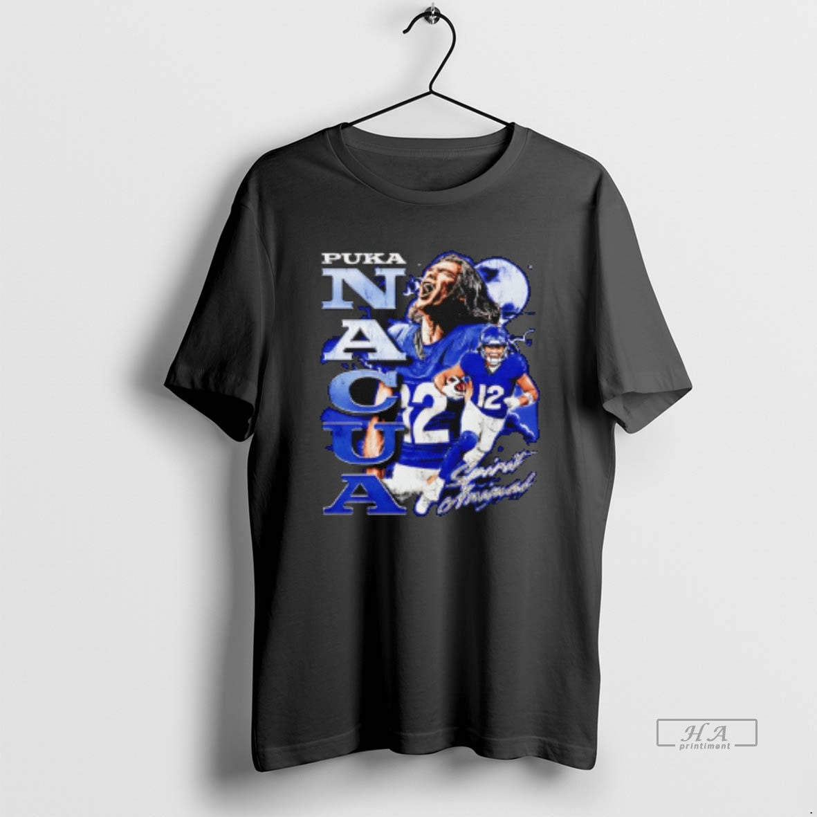 Official Puka Nacua Los Angeles Rams Spirit Animal Signature