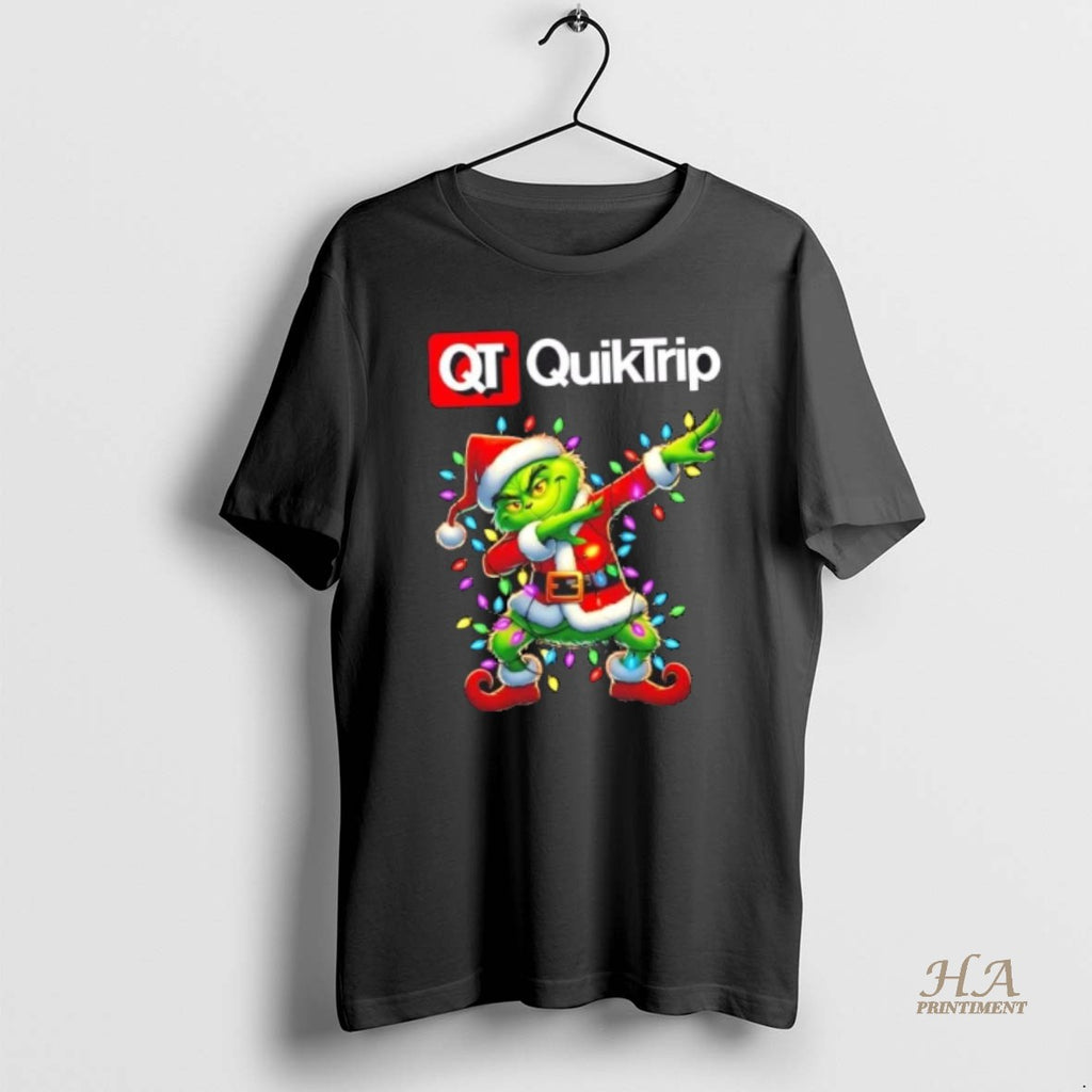 Official Quiktrip Grinch Dabbing Merry Christmas