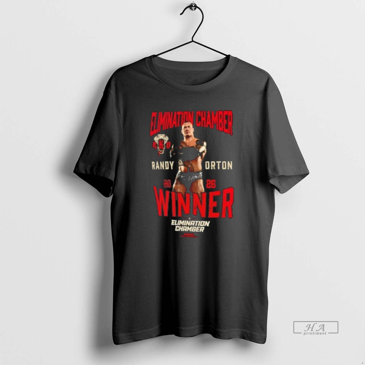 Official Randy Orton 2026 Elimination Chamber Winner Tee