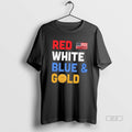 Official Red White Blue And Gold Tee