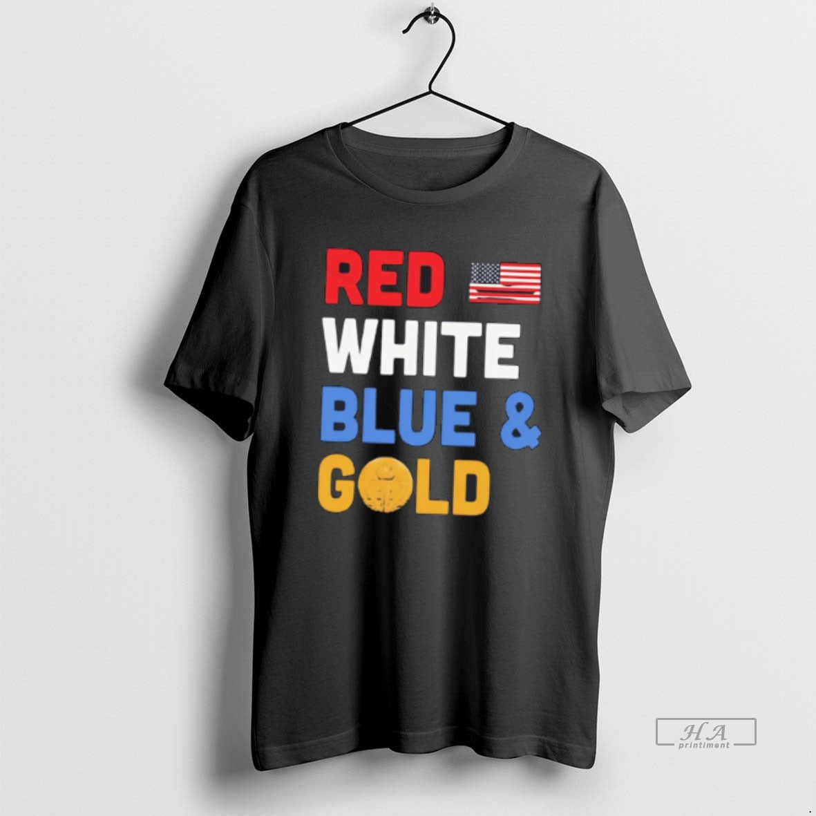 Official Red White Blue And Gold Tee