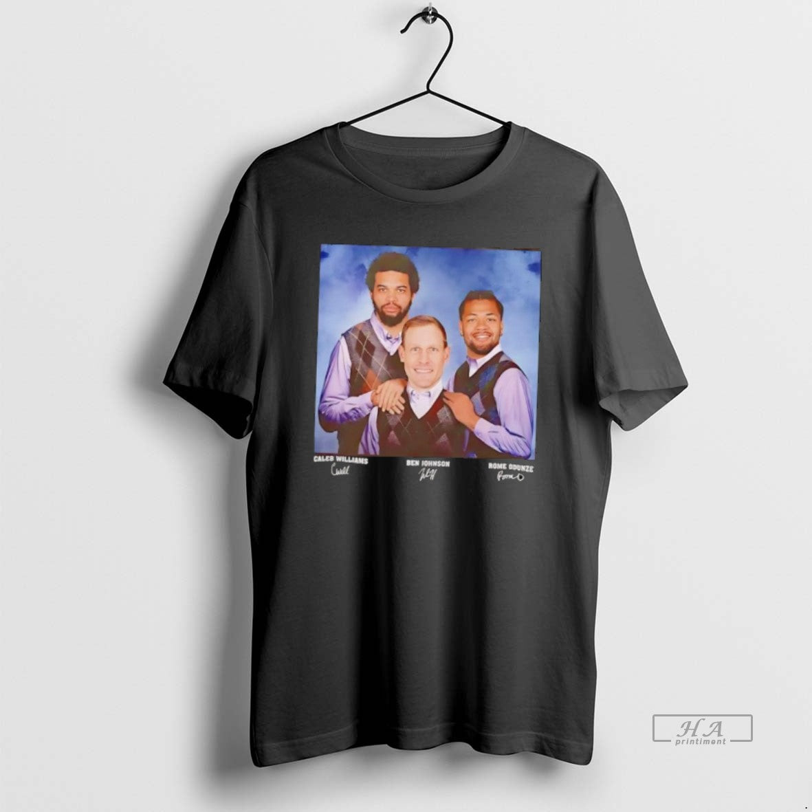 Official Rome Odunze Caleb Williams Ben Johnson Football Chicago Step Brothers