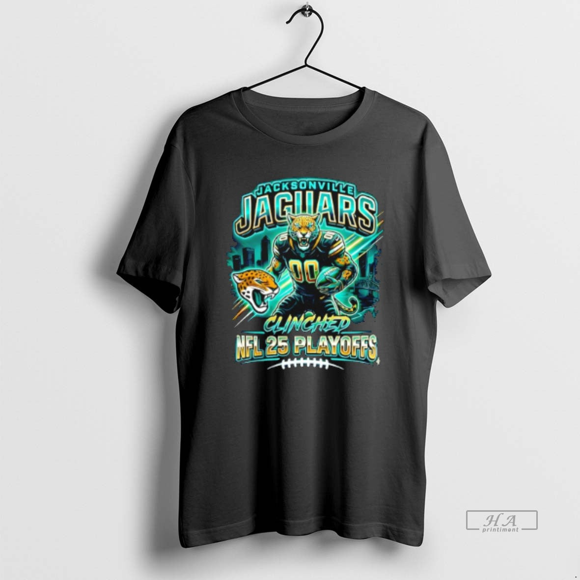 Official Rubs7kug Jacksonville Jaguars Nfl 2025 Playoff Football Mascot