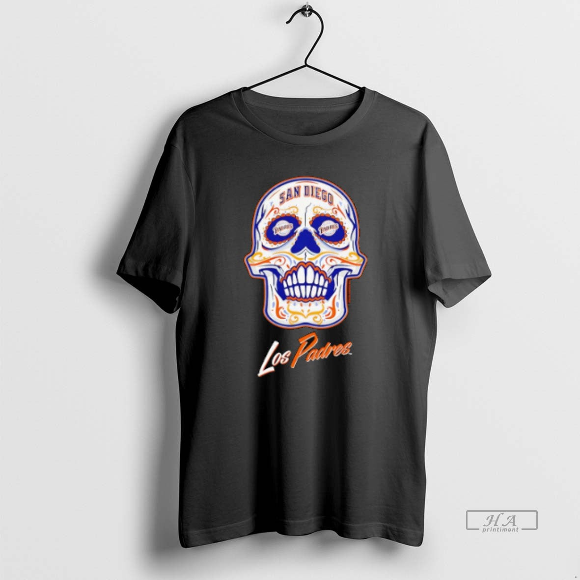 Official San Diego Padres Sugar Skull Logo