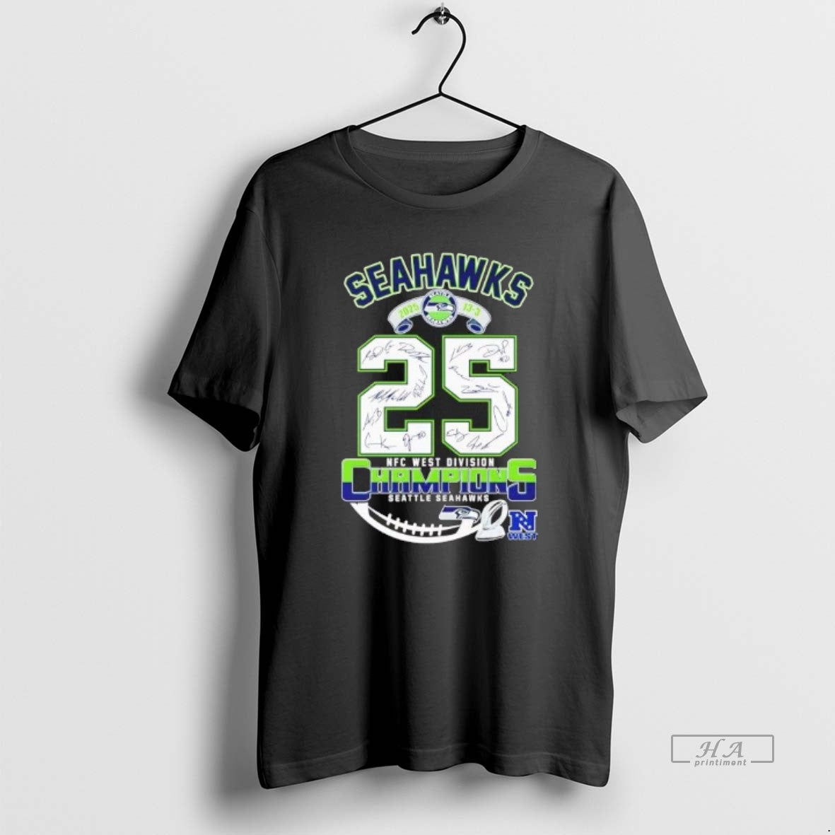 Official Seattle Seahawks 2025 Perfect Season Nfc West Champions