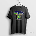 Official Seattle Seahawks Baby Yoda Cute Football Crossover