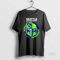 Official Seattle Seahawks Boba Fett Football Bounty Hunter Style
