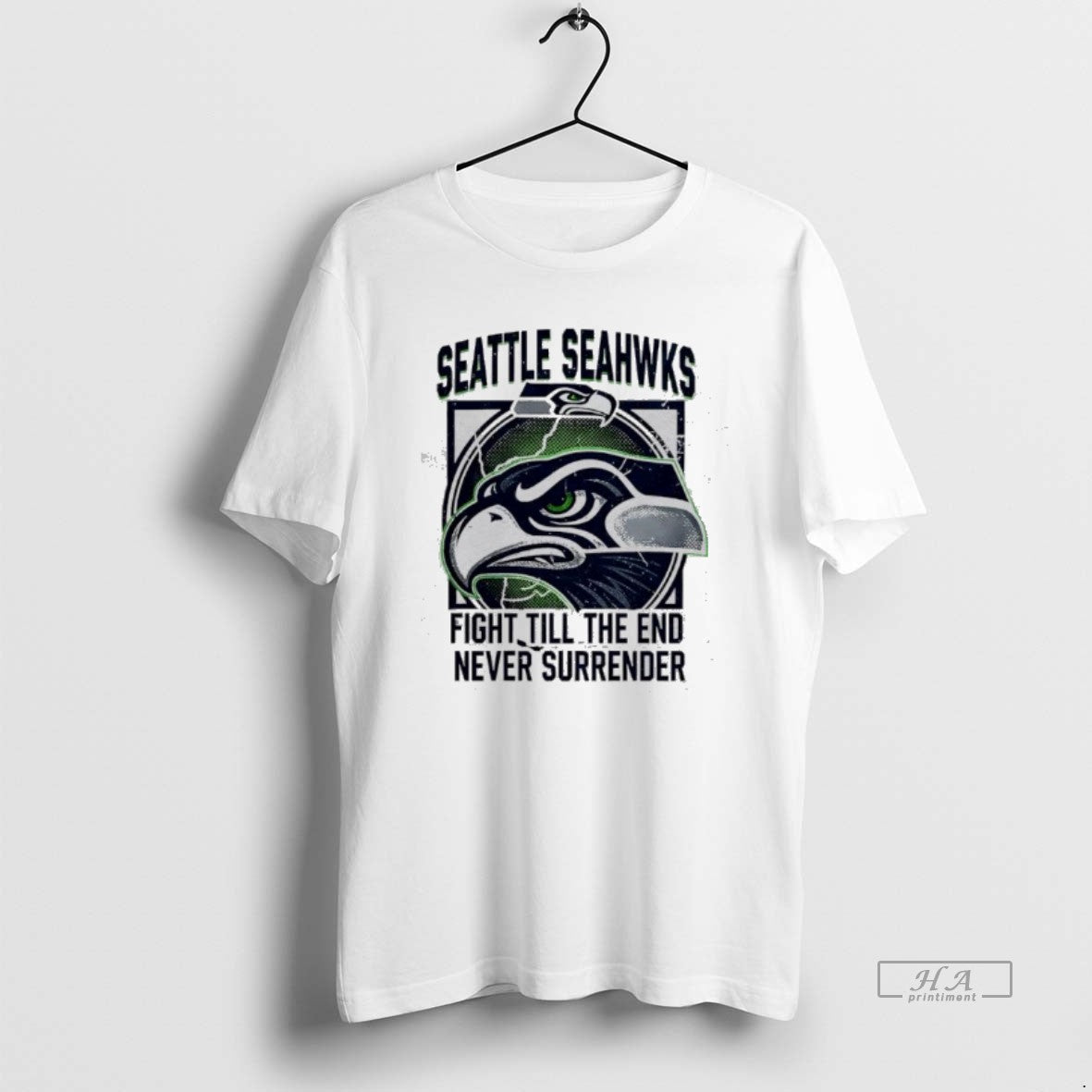 Official Seattle Seahawks Fight Till The End Never Surrender