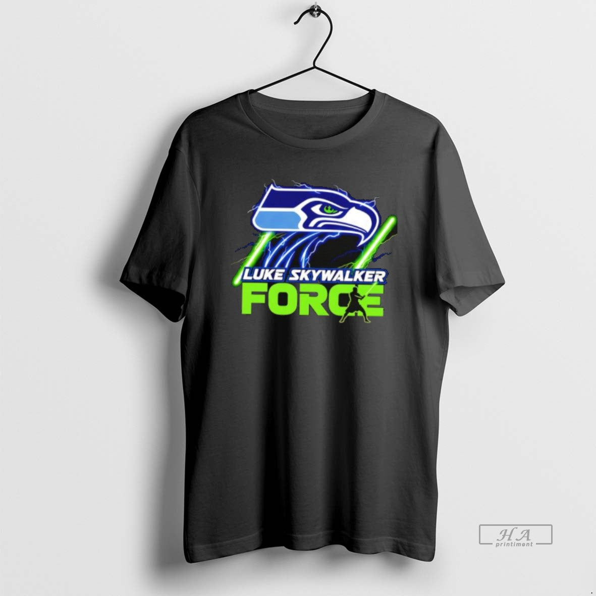 Official Seattle Seahawks Luke Skywalker Force Of Football Fan