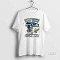 Official Seattle Seahawks Playoff Season Snoopy Peanuts Football Love