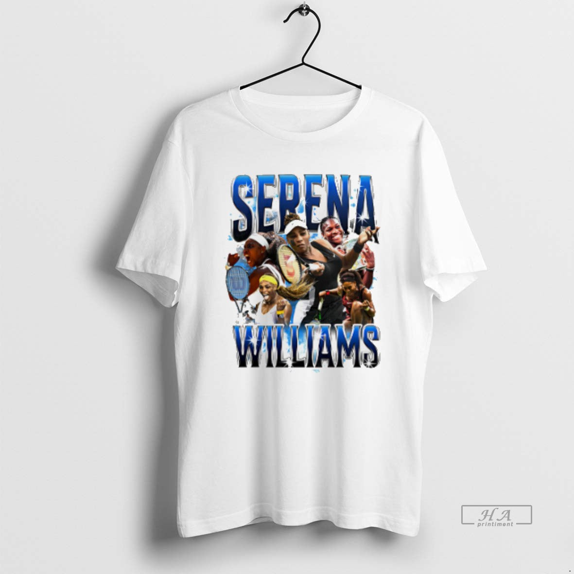 Official Serena Williams Tennis Player Collage Signature