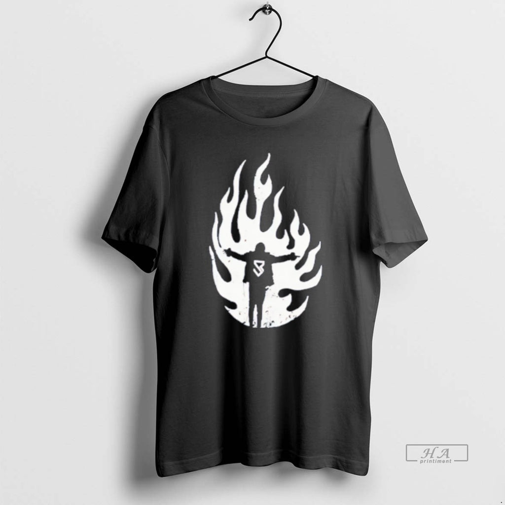 Official Seth Rollins Flames Tee